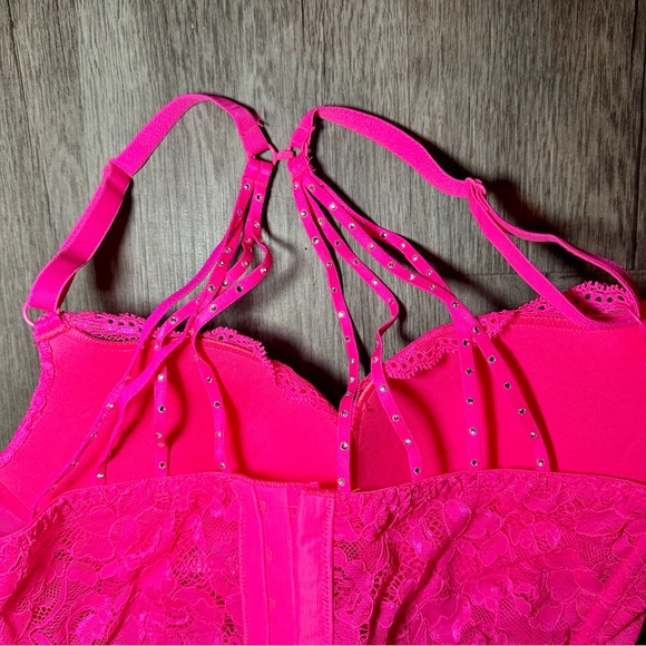La SENZA Pink Underwire Bra with Statement Back Straps - Picture 6 of 7